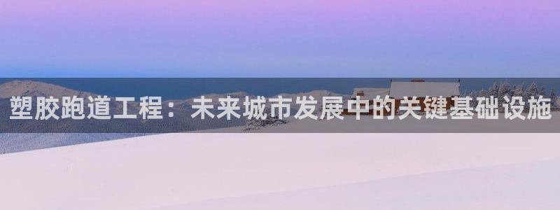 红足一一世:塑胶跑道工程:未来城市发展中的关键基础设施